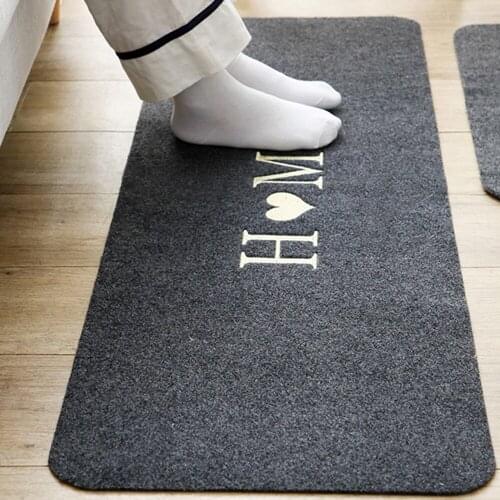 Floor Door Mats Kitchen Long Non-slip Carpets Household Bathroom Door Absorbent Foot Mats Strong Water Absorption Bedroom Sofa