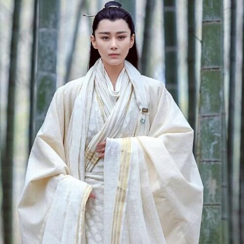 2018 New TV Play Feng Qiu Huang Male Scholar Childle Costume Hanfu for Performance