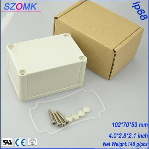 Brand box amplifier enclosure new (4 pcs) 102*70*53mm wholesale electrical junction box plastic waterproof enclosure