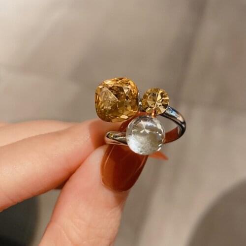 Peng Peng T Rings With Crystals