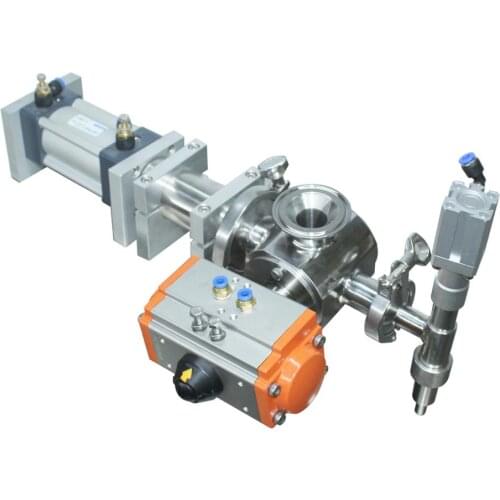 Complete Filling Section unit part for a Piston Filler Outlet valve Rotary Vavle Piston barrel cylinder adjustable range SHENLIN