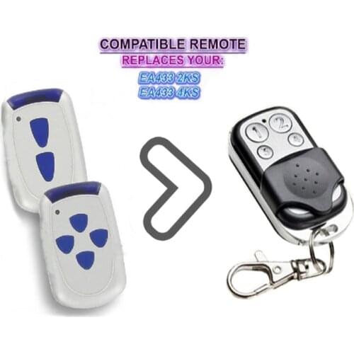 For EA433 2KM MICRO,EA433 2KS RCU 433-2 N002800 remote control replacement rolling code