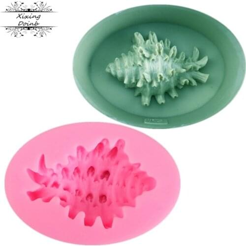 DIY conch shell shape silicone mold cake baking mold cake decoration tool Candle Soap mold