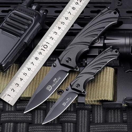 Folding Pocket Knife Survival Tactical Knife Sharp 5CR13MOV D2 Steel Outdoor Combat Camping Hunting Knives For Self-defense Tool