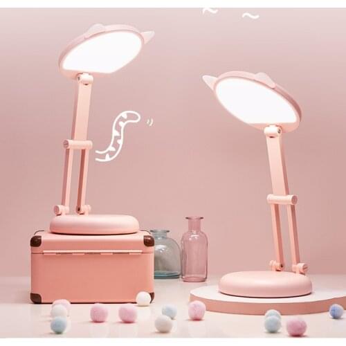 LED Table Lamp 3 Speed Dimming Foldable Touch Night Reading Lamps Eye Protective Lights for Home Room Computer Desk Night Lights