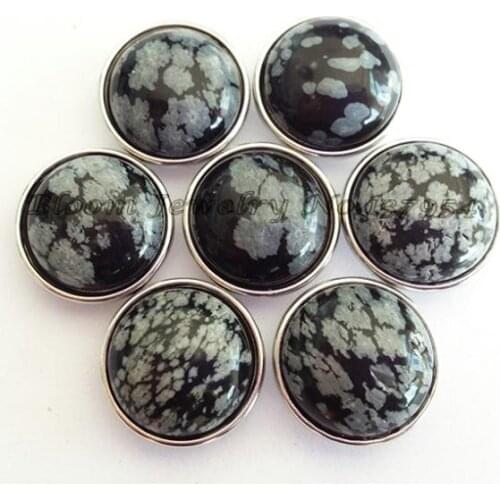 T007 Alabaster stone snaps Hot sale snap for bracelet OEM, ODM