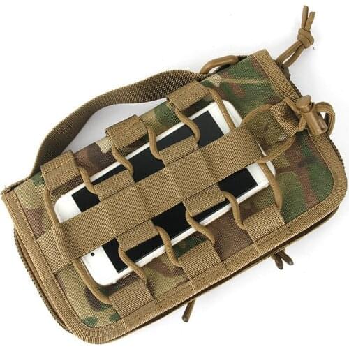 Tactical Wallet EDC Money Holder Rodeo Checkbook Outdoor Military Wallet Key Ring and Credit Card Organizer