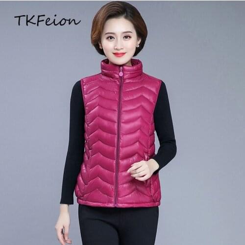 Женские зимние жилеты TKFeion China At AliExpress