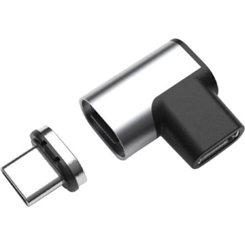 Usb C to Type C Magnetic Adapter High Efficiency Data Transmission Connector Type-C Magnetic Converter for Laptop