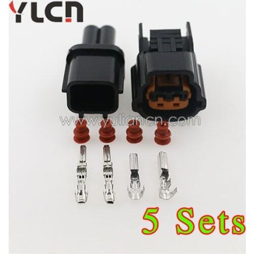 5 Sets 2 Pin auto wire harness connector