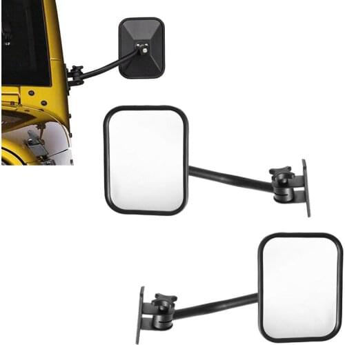 Auto Side Mirrors Doors Off Rearview Mirrors For Jeep Wrangler TJ JK Unlimited Rubicon 1997-2020 Quick Release Side Mirrors