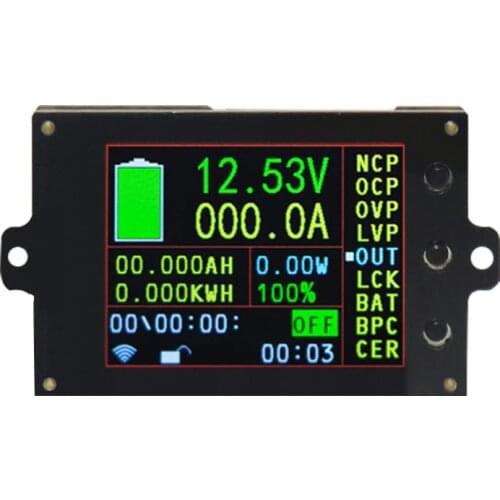 Wireless Voltage Meter Ammeter Solar Battery Charging Coulometer Capacity Power Detector DC 500V 50A 100A 200A 300A 500A Testers