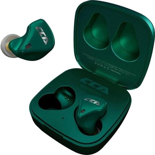 CX10 1DD+4BA True Wireless TWS Hybrid In-Ear Bluetooth 5.0 Earphones AAC Sporting Headphone Deep Bass for Audiophile Game