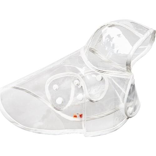Pet Rain Coat Raincoat Waterproof Outdoor Jacket Dog Puppy Clothes Transparent for Small Medium Large Hooded Windproof Design