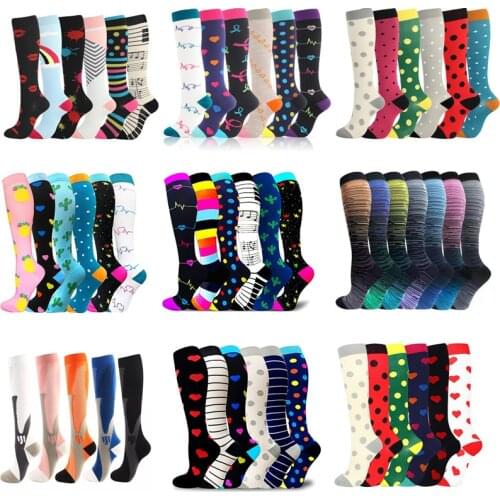 Dropship Compression Socks Stockings Men Women Wholesales Sports Socks Varicose Veins Nurse Socks For Football Soccer Running