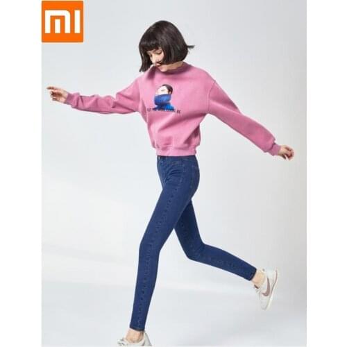 Spring Autumn Women Skinny Denim Pencil Pants Stretch Jeans High Waist Slim Button Pockets Pants female Jeans