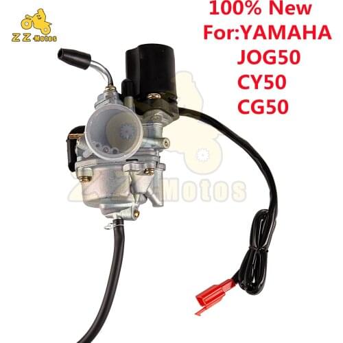 19mm Carburetor Carb Moped for 2 Stroke Piaggio Zip For Yamaha Jog 50 50cc Scooter 50cc 70cc 90cc Mini Carb ATV 1E40QMB