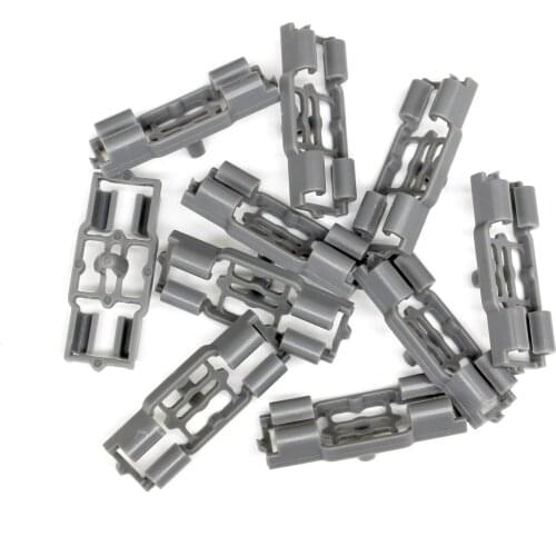 Pack of 10 Automotive Accessories Fastener Parts Gray Nylon Door Seal Clip Front Rear 51717006757 For BMW E53 X5 3.0i 4.4i 4.6is