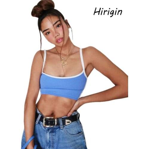 Fashion Women Summer Crop Top Sexy Ladies Sleeveless Strapless Bustier Bralette Corset Party Club Tank Ladies Blue Camis Outwear