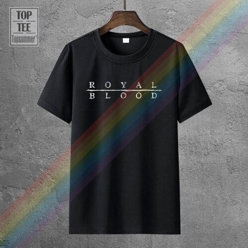 Casual T Shirts Graphic Men Royal Blood O Neck Short Sleeve Tees