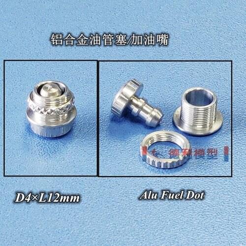 RC Gas Airplane Part Fuel Dot Oil Plug Filler aluminum alloy