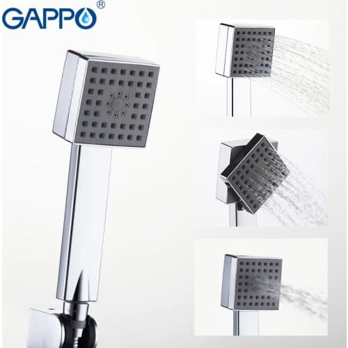 GAPPO Shower Head bathroom hand shower ABS water saving shower head chrome water nozzle shower rainfall showerhead