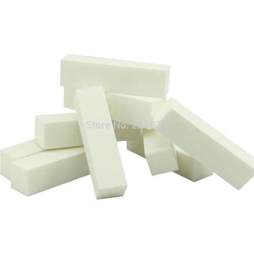 New DIY Professional white 20 PCS Nail Art Care Buffer Buffing Sanding Block Files Acrylic Tool