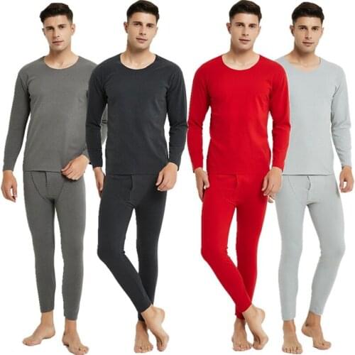 New Autumn Winter No Trace Plus Size 7XL Man Long Johns Suits Men Plus Fleece Warm Soft Thermal Underwear Sets Tops and Pants