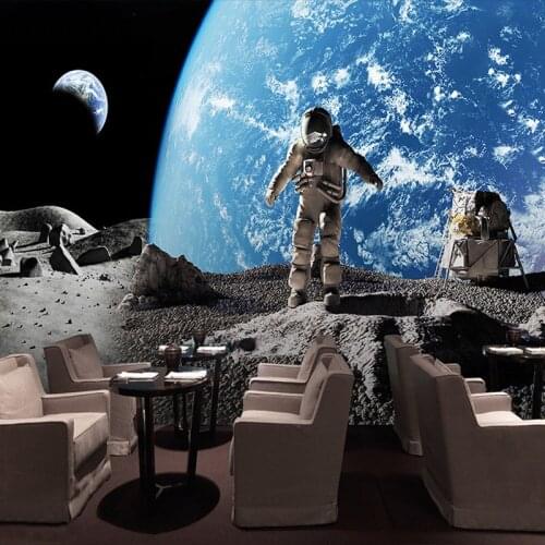 Colomac Custom 35d Starry Sky Wallpaper Bedroom Space Bar Internet Cafe Hotel Mural Bedroom Ceiling Decoration Drop Shopping