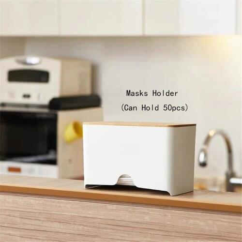 Plastic Mask Storage Box Portable Mask Storage Case Dust-proof Moisture-proof Pollution-proof Face Mask Organizer Holder