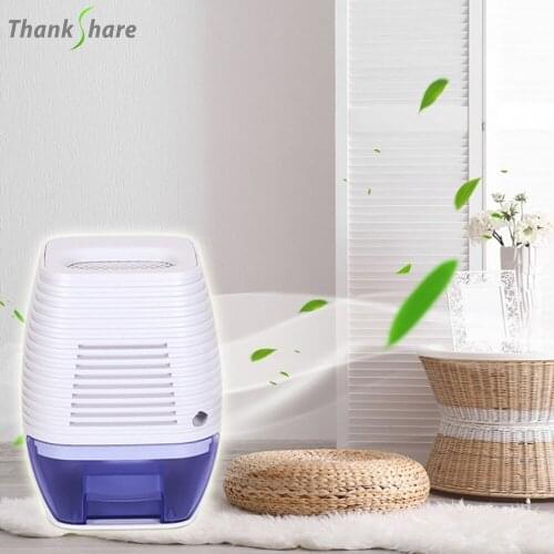 THANKSHARE Portable Quiet Electric Home Drying Moistur Absorber Auto-off Dehumidifier 300ML Cool Dryer For Bedroom Kitchen Offic