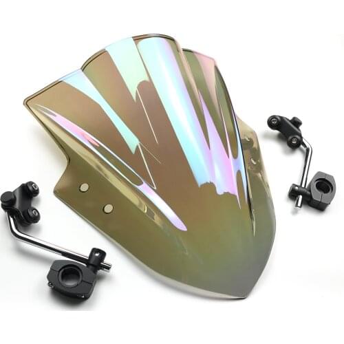 Motorcycle Windshield WindScreen Adjustable Bracket For Yamaha FZ1 FZ8 FZ8N XJ6 MT01 MT03 MT07 MT09