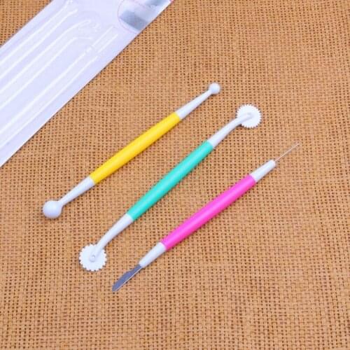 Carving Engraving Pen Exhaust Needle Roller Pill Rods Graver Fondant Cake Decorating Tools Baking Pastry Spatulas Cutting Tools