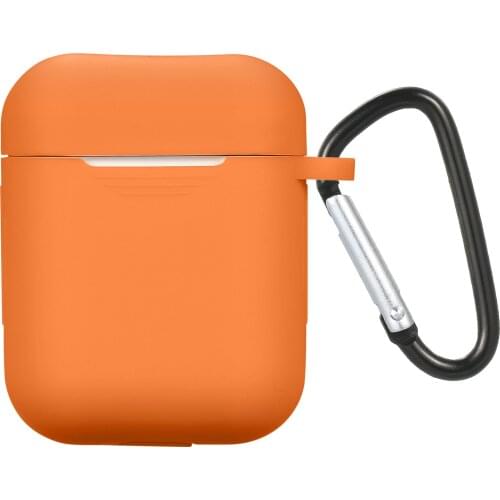 Silicone Headphones Case Replacement for Wireless Bluetooth Headset Protective Earphone Cover with Carabiner