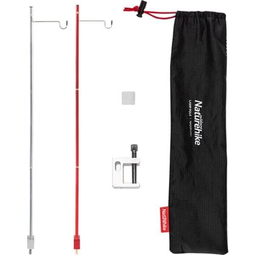 Camping Table Folding Lamp Pole Portable & Lightweight Aluminum Durable Light Lamp Lantern For Picnic Hiking Backpacking