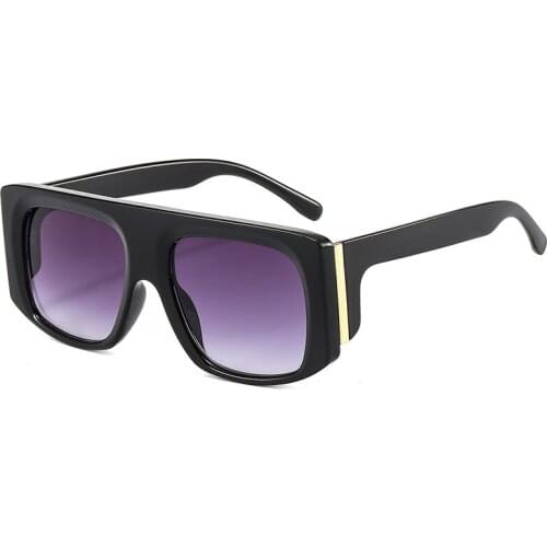 2021 Vintage Square Sunglasses Vintage Retro Brand Designer Plastic Frame Sun Glasses Women Men Oculos Fashion Eyeglasses UV400