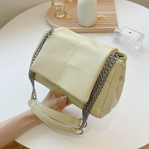 2021 summer new trendy fashion chain messenger bag wild niche design one-shoulder small square bag