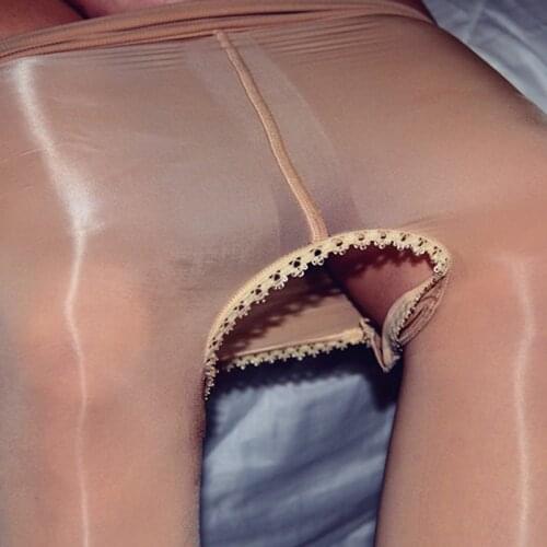 Women High Waist Oil Shiny Tights Lingerie Hot Gloss Sexy Pantyhose Sheer Nylon Stockings Medias 8 Colors