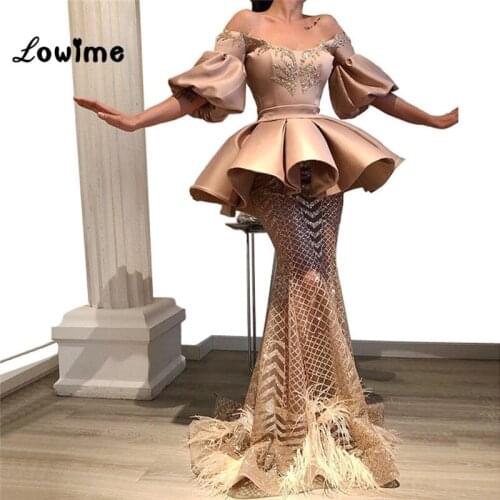 Islamic Dubai Arabic Evening Dress Mermaid Prom Dresses Robe De Soiree 2019 Turkish Middle East Wedding Party Dress Abendkleider