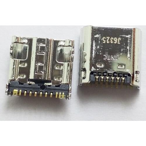 10pcs/lot Original Micro USB socket jack For Samsung T210 T230 T231 T320 T321 T530 T531 p5200 Tab3 Tab4 charging port connector