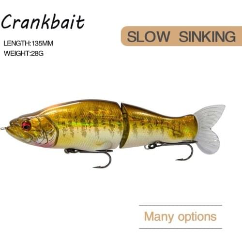 2021 New Crankbait Fishing Lures 135Mm 28G Trout Wobblers Minnow Artificial Sea Spinning Hard Bait bass Carp Fishing Accessories
