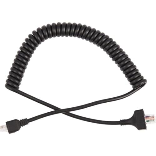 8 Pin Replacement Speaker Mic Cable Microphone Cord for Kenwood TK-868G TK-768G TK-862G TK-762G TM-271A TM-471A TK-760 Radio