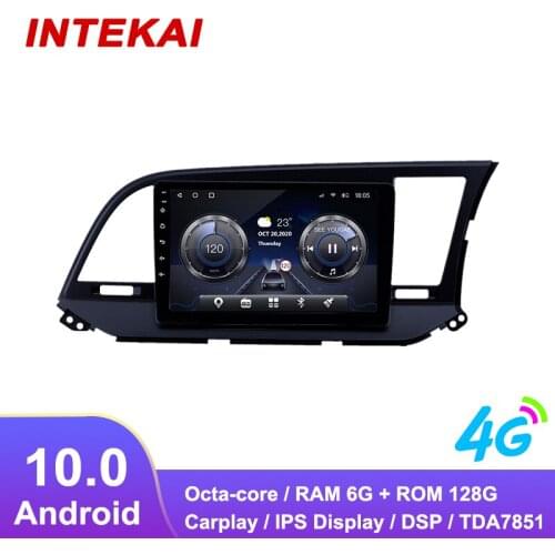 9"Android 10.0 Car Radio GPS Navigation autoradio multimedia player for HYUNDAI Elantra 2016 2020 RHD head unit stereo