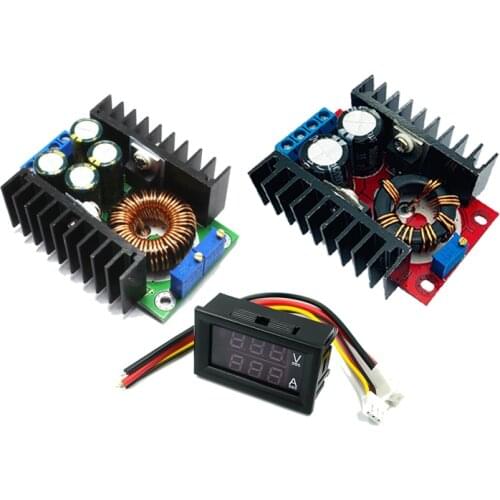 DC 9A 300W 150W Boost Converter Step Down Buck Converter Power module DC 0-100V 10A Digital Voltmeter Ammeter Dual Display