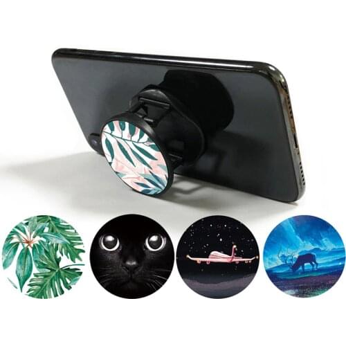 Cute Cat Bracket Holder Stand For Iphone Huawei Xiaomi Samsung Bracket Holder Cell Phone Finger Ring Stand Finger Holder Stand