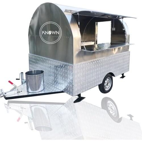 Hot Sale Mobile Food carts/trailer/ Ice Cream truck/snack Food Carts With Stainless Steel Material And 2M Width
