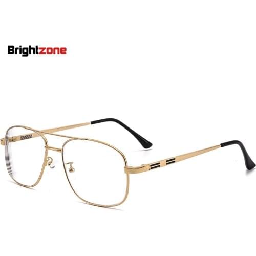 Bestselling Brand Aviation Pilot-style Memory Titanium Metal Flexible Bridge/Temple Prescription Optical Glasses Eyeglass Frames