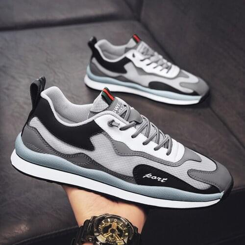 Mens shoes spring and autumn Agam shoes 2021 new spring leisure sports daddy fashion shoes mens summer breathable board shoes