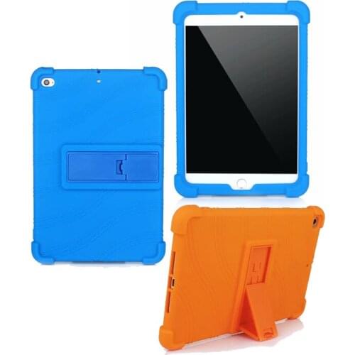 Soft Silicone Back Stand Cover Case For iPad Mini 4 5 Tablet Protector Skin