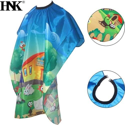 1pc Kids Haircut Hairdresser Barber Cape Apron Waterproof Durable Hairdresser Tool Salon Cloth Hair Cutting Cape For Barber Shop
